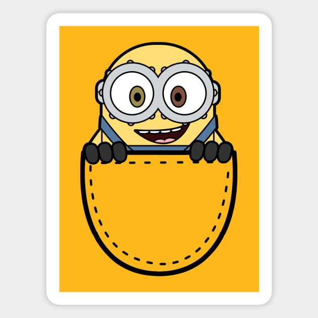 Minions Bob In The Pocket Magnet by nataliawinyoto